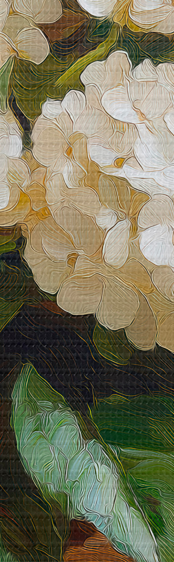Quadro Ortensie bianche nr. s51062