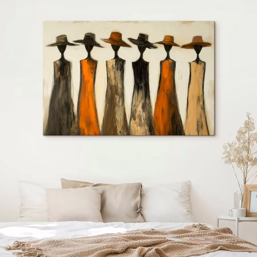 Quadro Sagome con il cappello nr. s51064