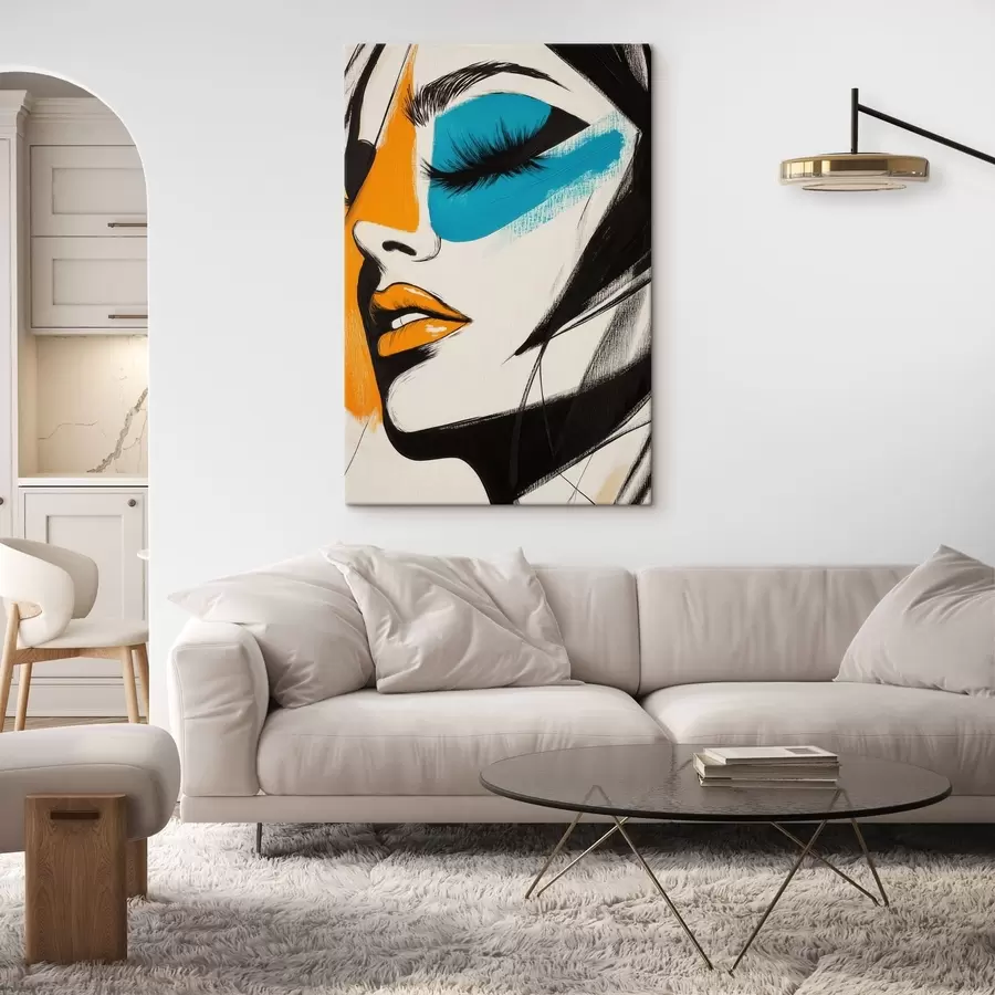 Quadro Volti dipinti nr. s51065