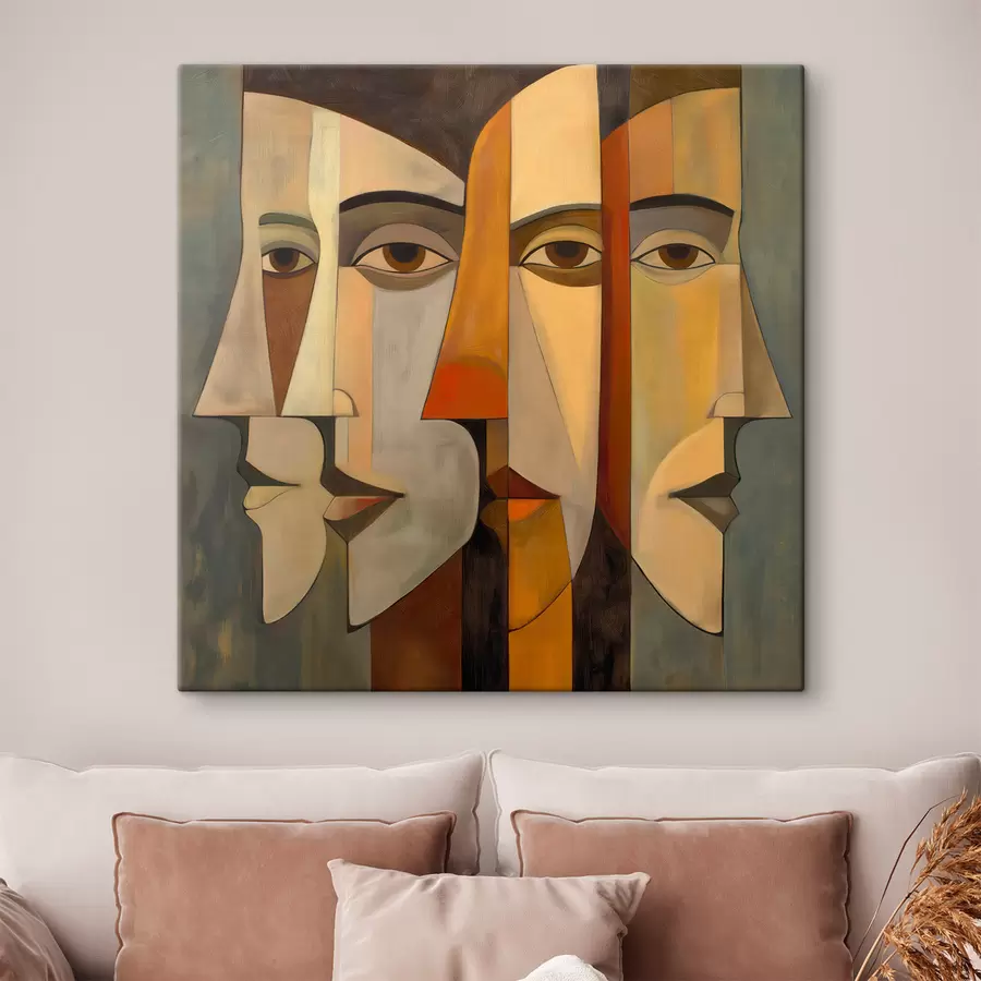 Quadro Volti astratti nr. s51067