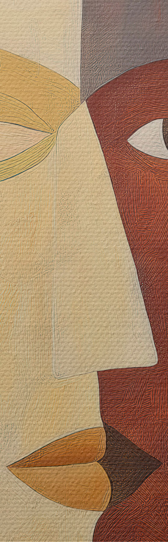 Quadro Volti astratti nr. s51068