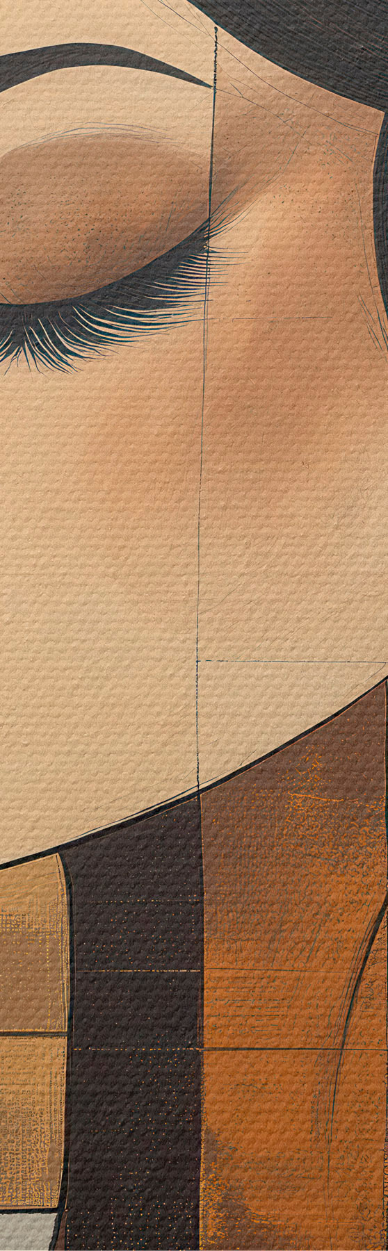 Quadro Ritratto astratto di una ragazza nr. s51069