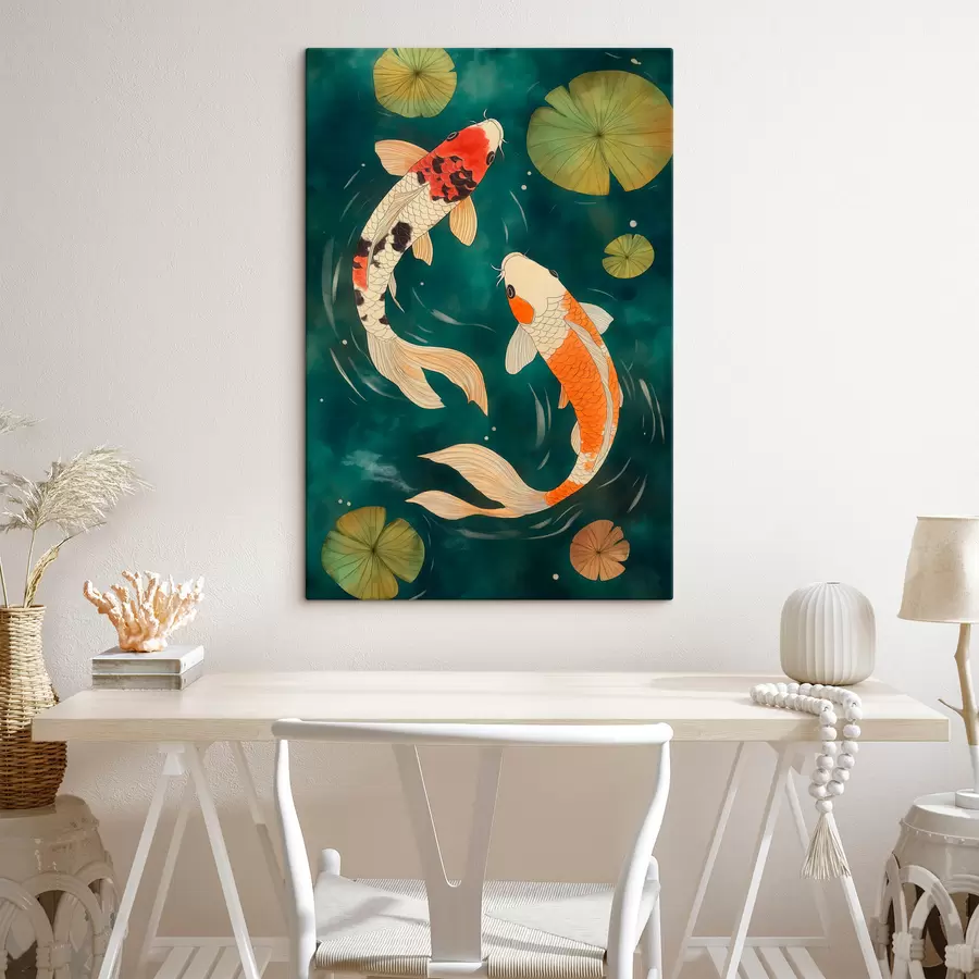 Quadro Koi orientali nr. s51076