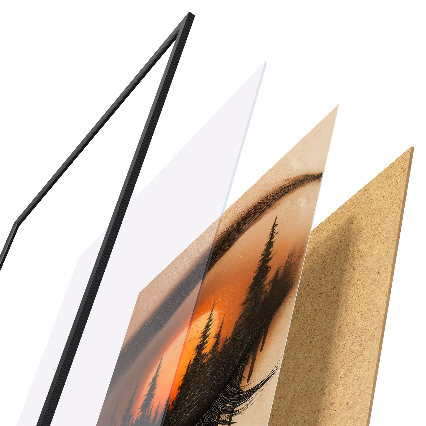 Poster Il tramonto nei suoi occhi f51048