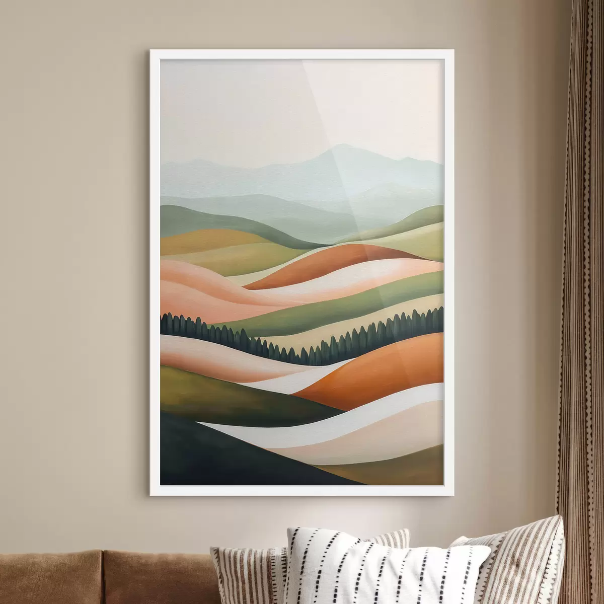 Poster Colline colorate f51056