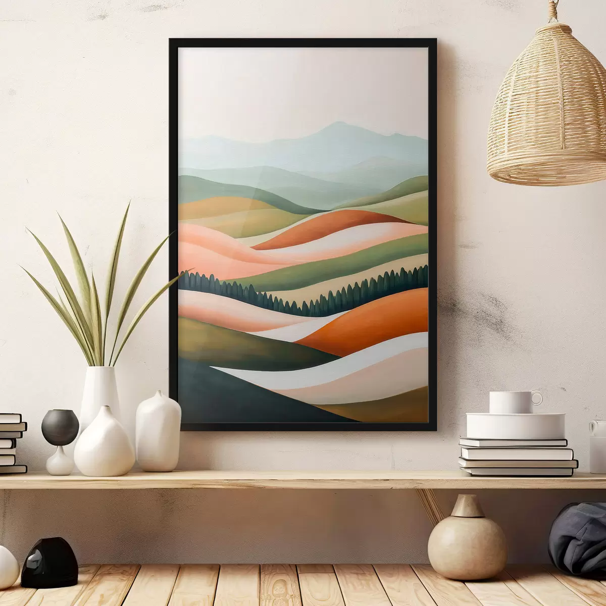 Poster Colline colorate f51056