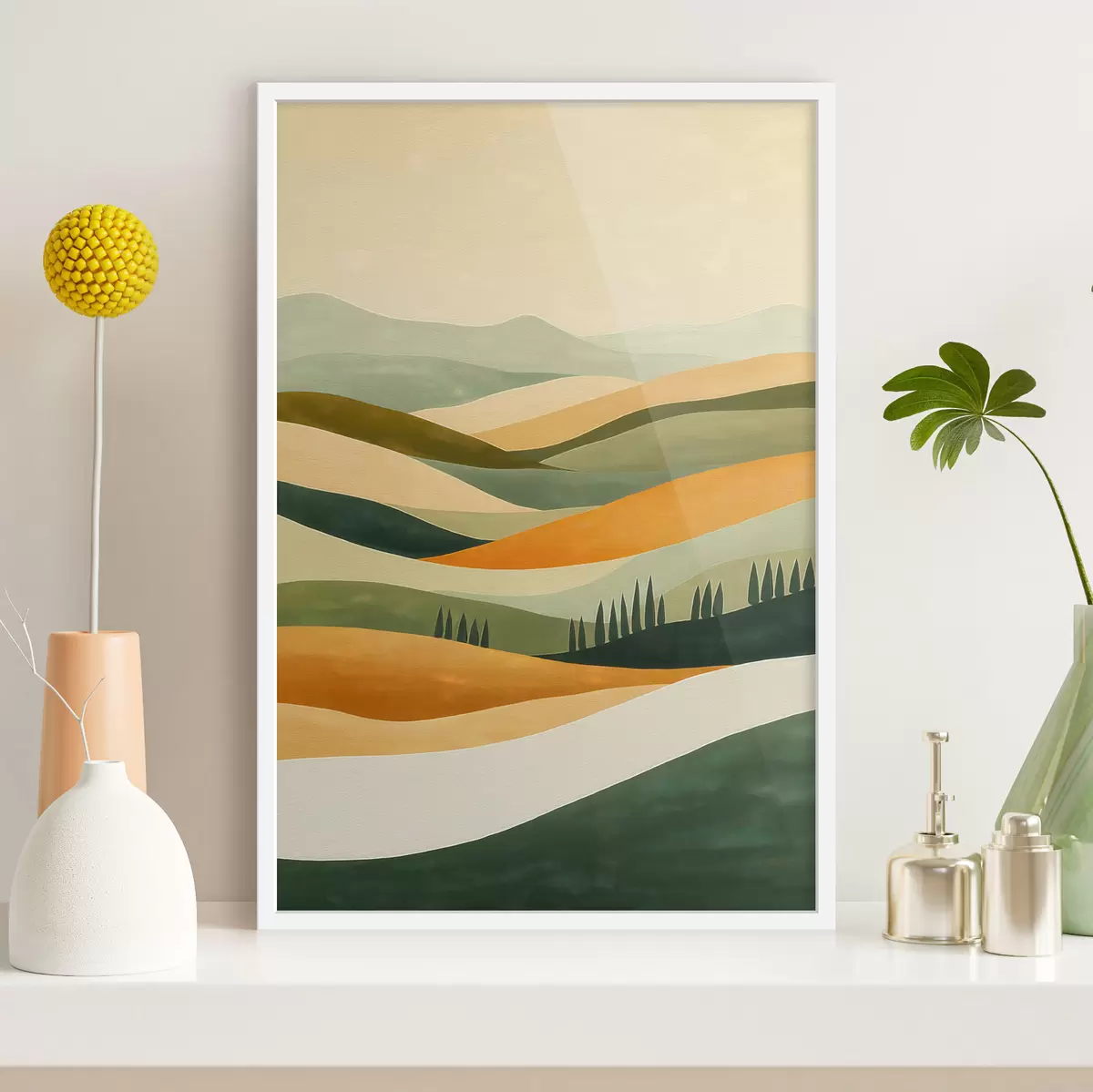 Poster Colline colorate f51057