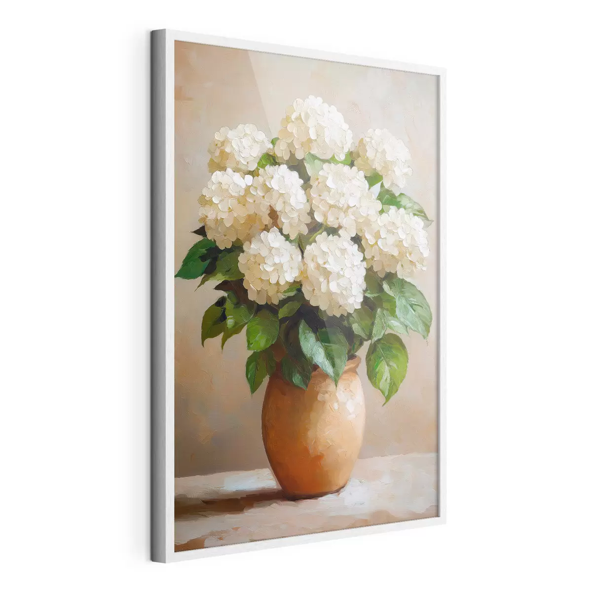 Poster Ortensie bianche f51062