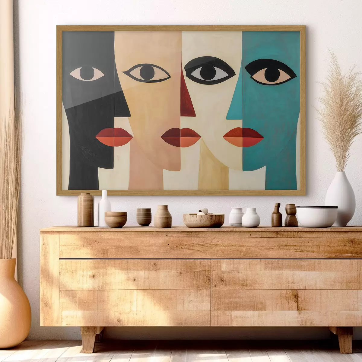 Poster Facce astratte f51063