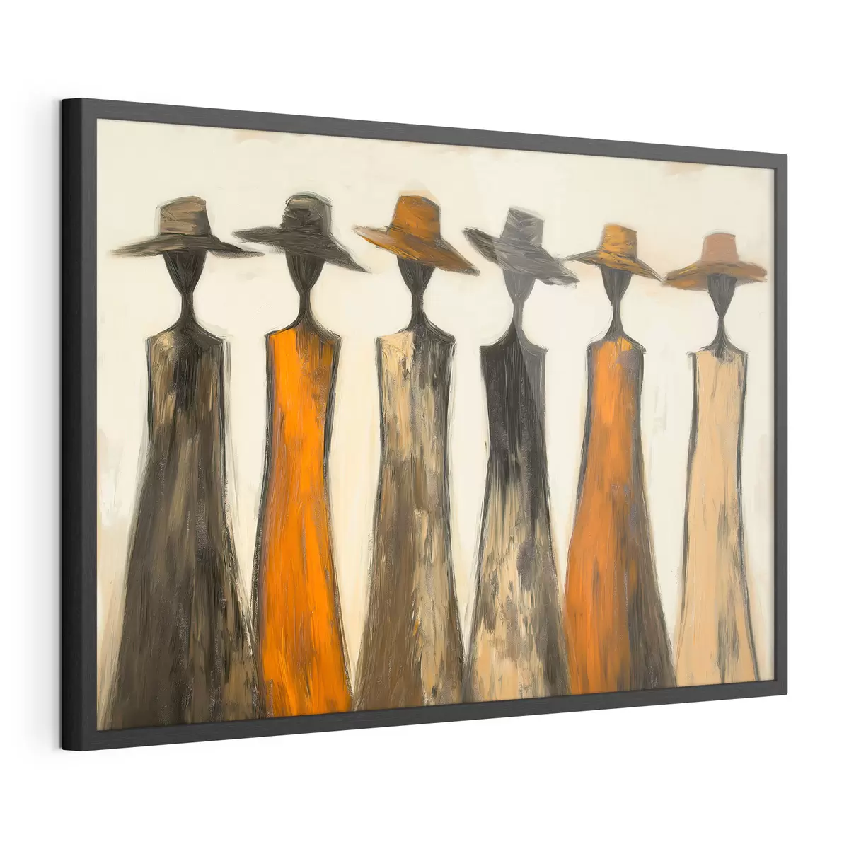 Poster Sagome con il cappello f51064