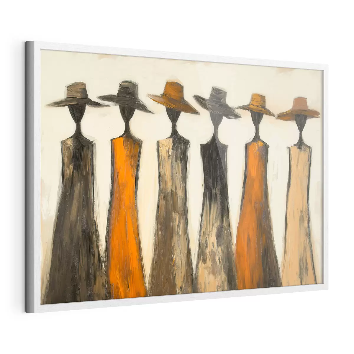 Poster Sagome con il cappello f51064