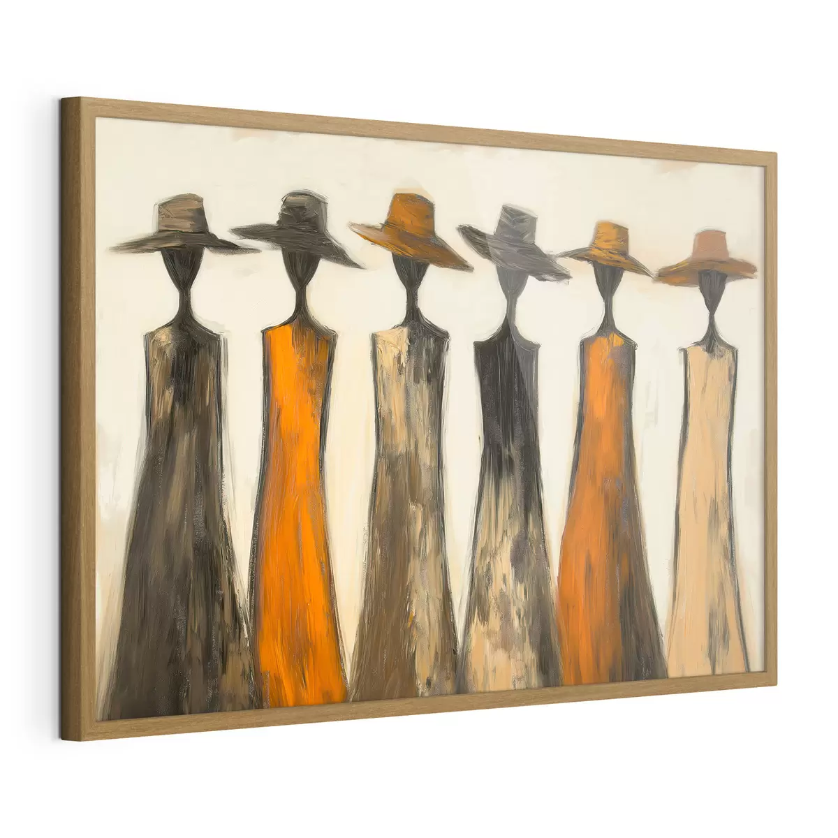 Poster Sagome con il cappello f51064