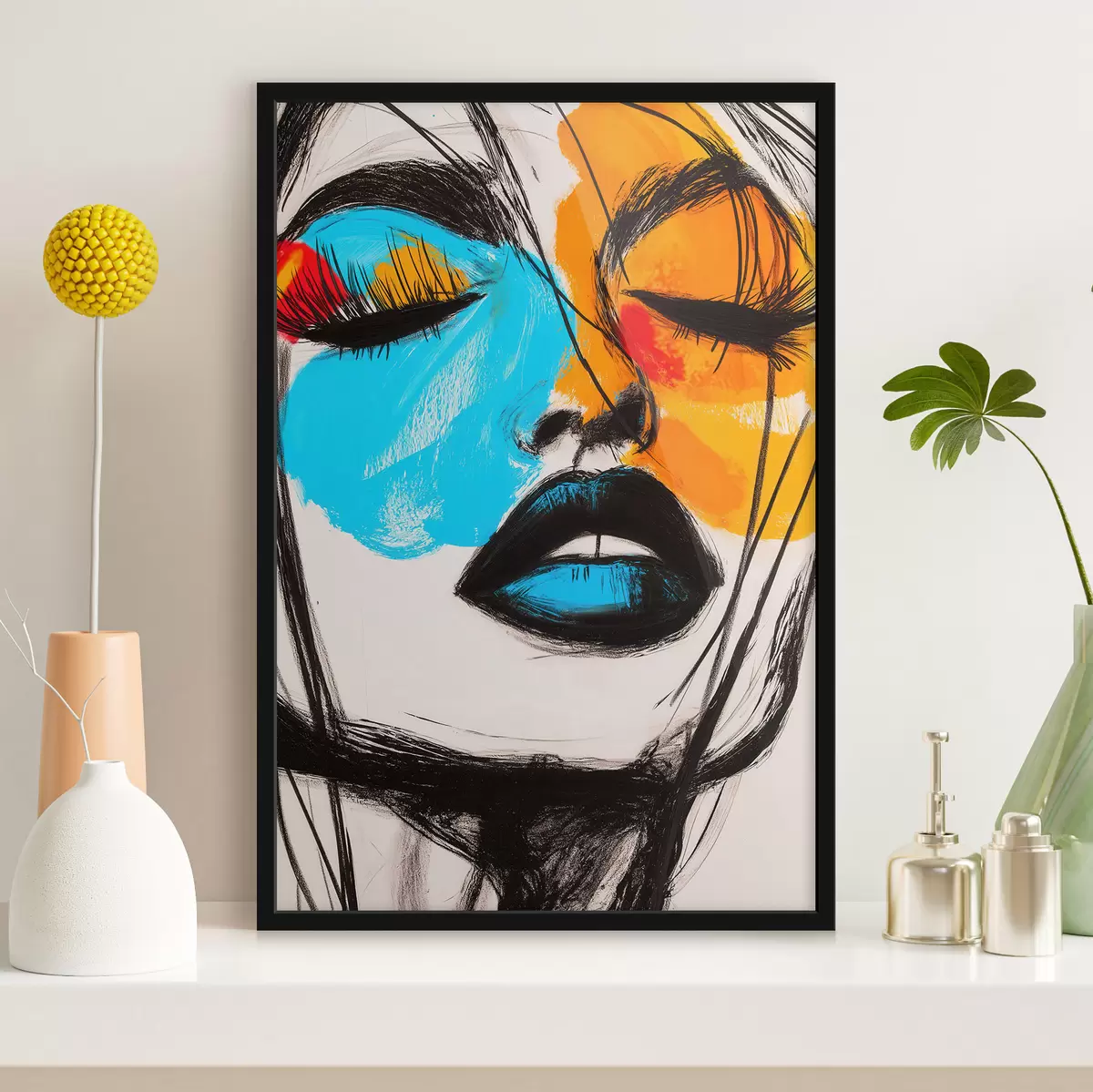 Poster Volti dipinti f51066