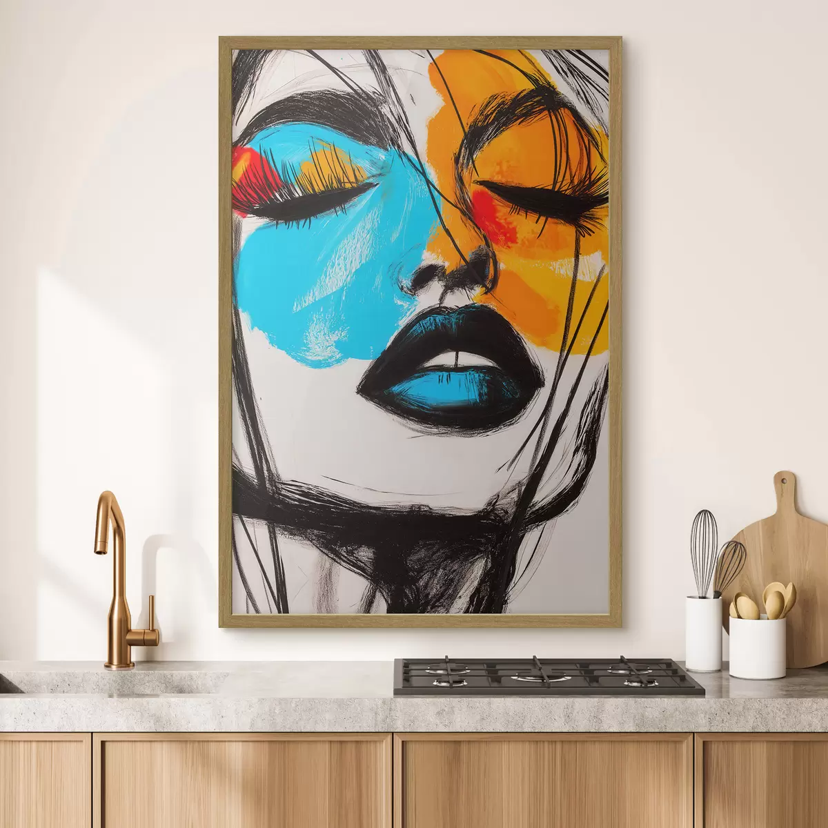 Poster Volti dipinti f51066