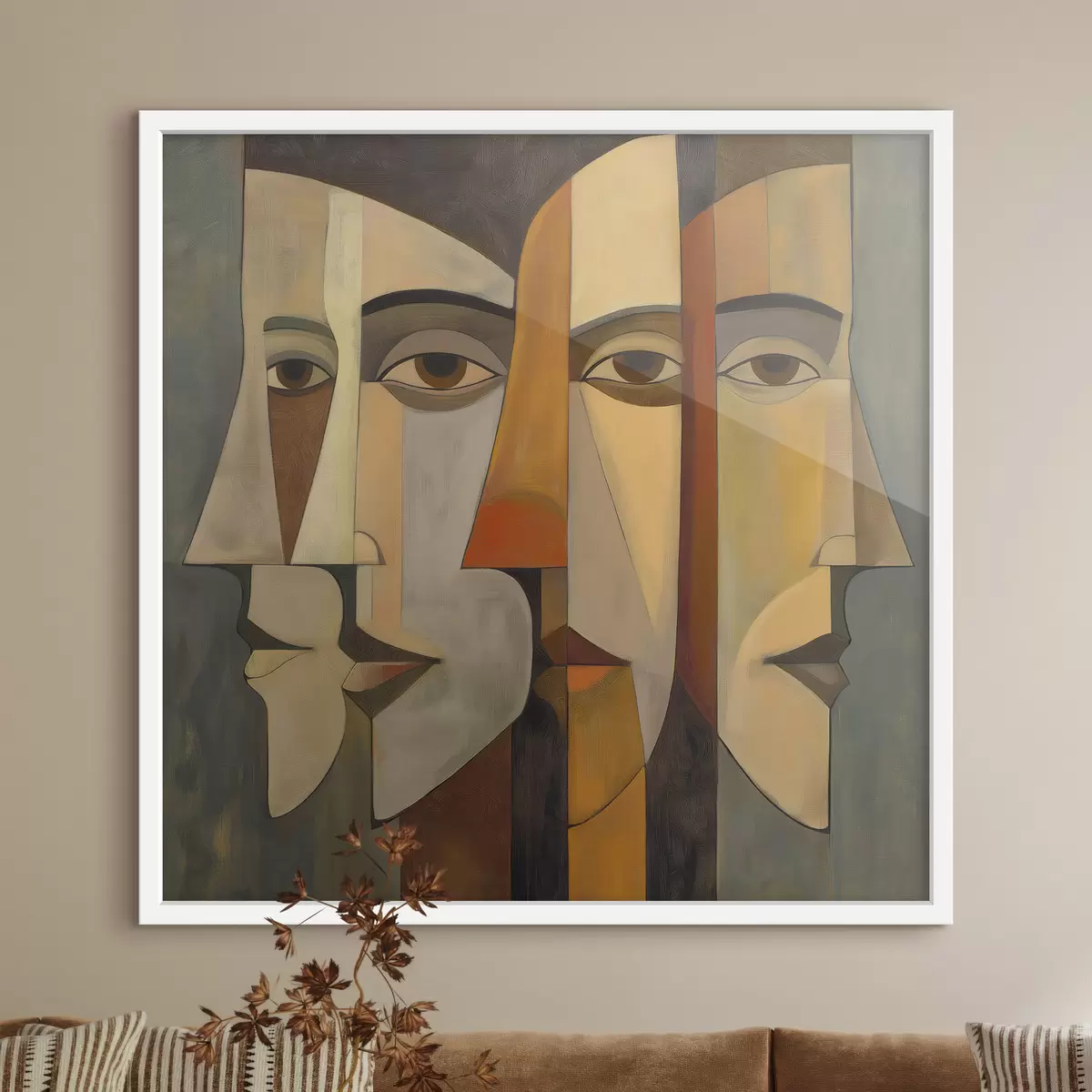 Poster Volti astratti f51067