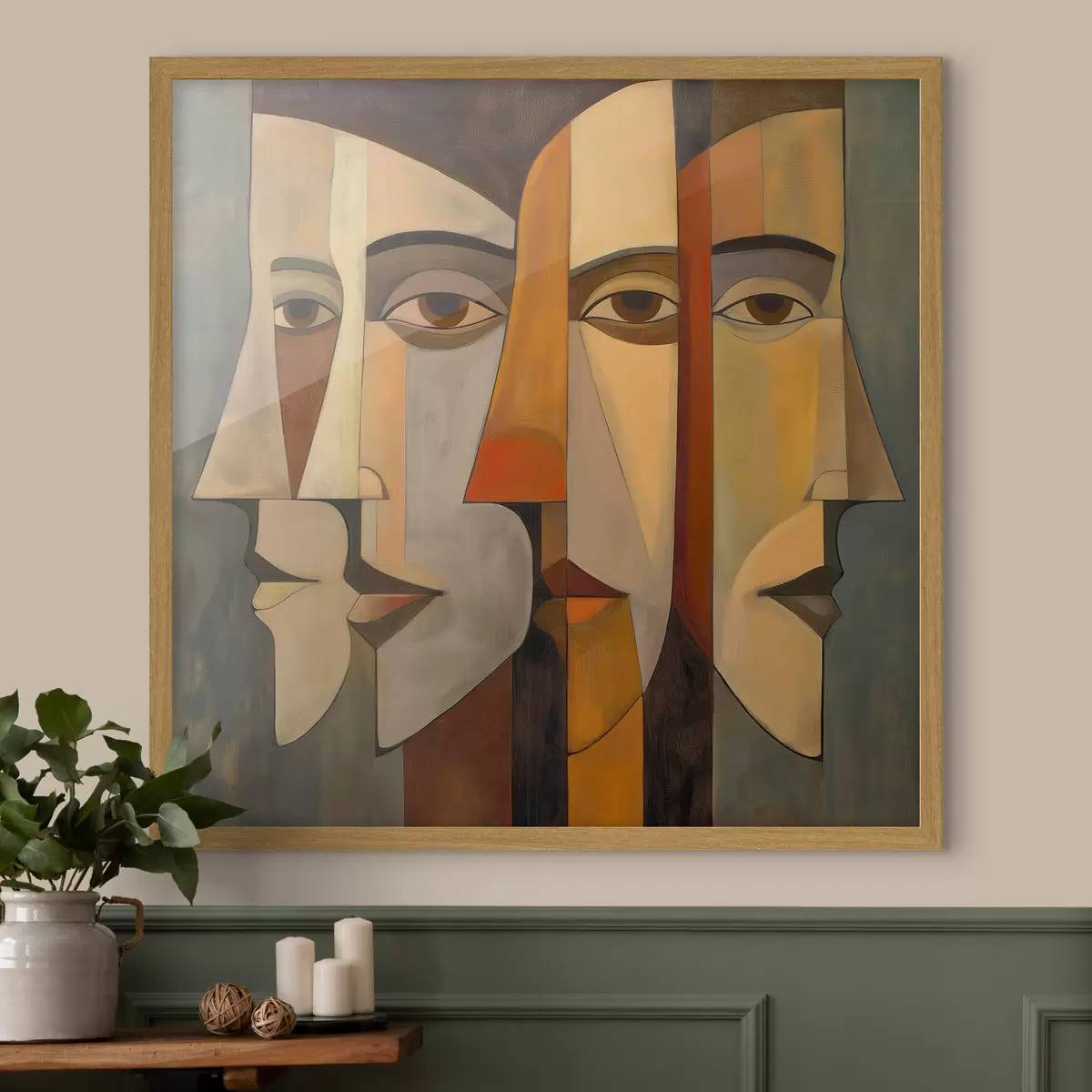 Poster Volti astratti f51067