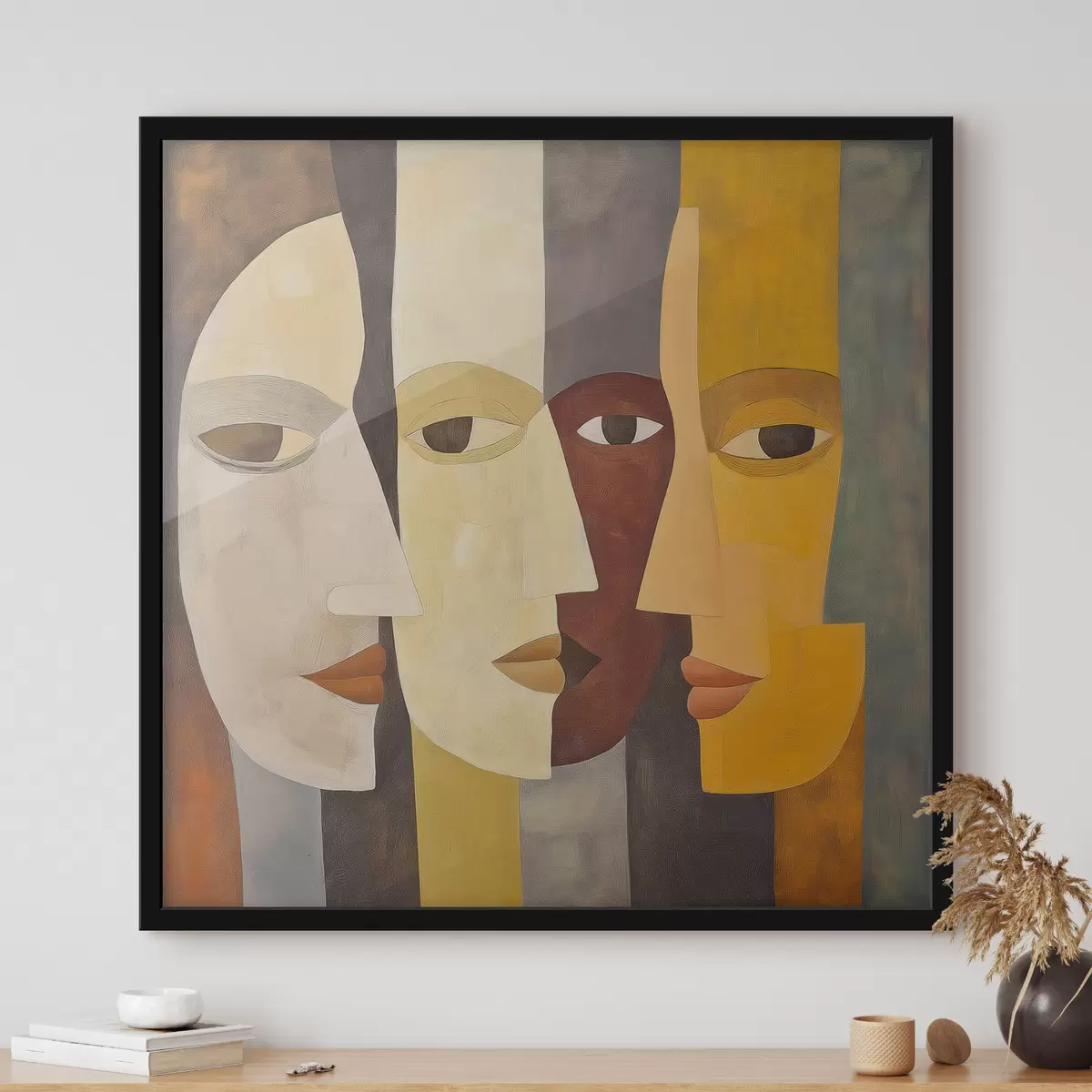 Poster Volti astratti f51068