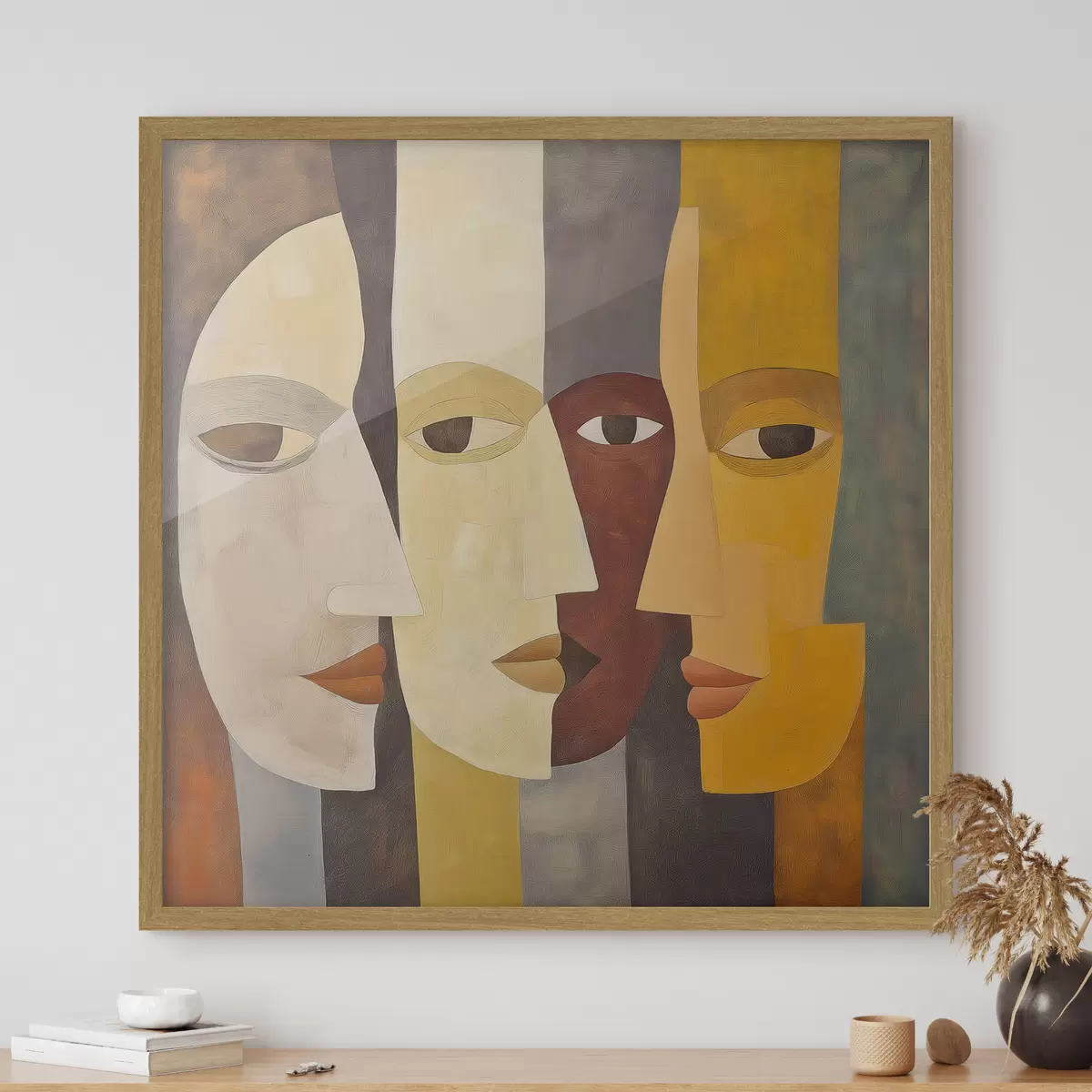 Poster Volti astratti f51068