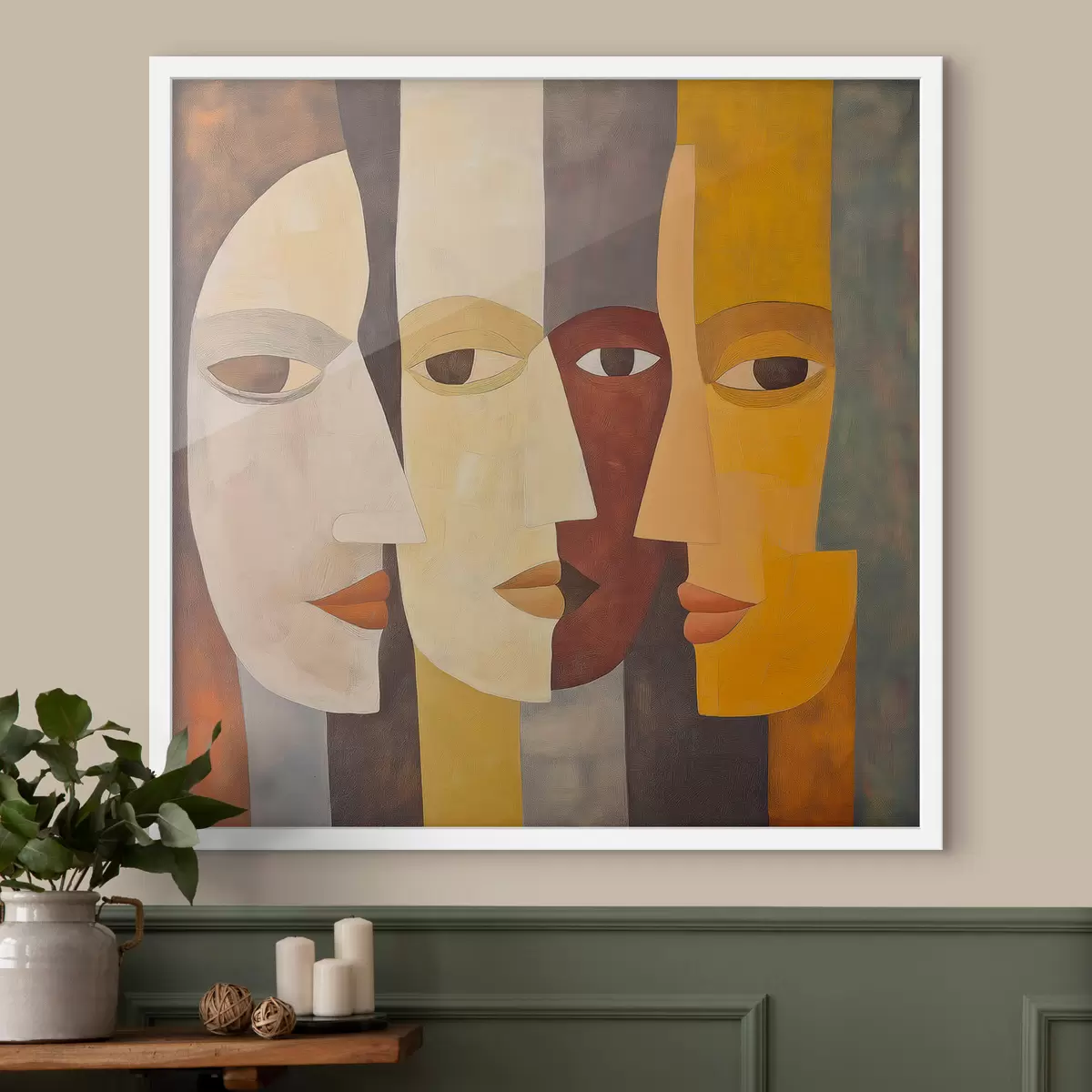 Poster Volti astratti f51068