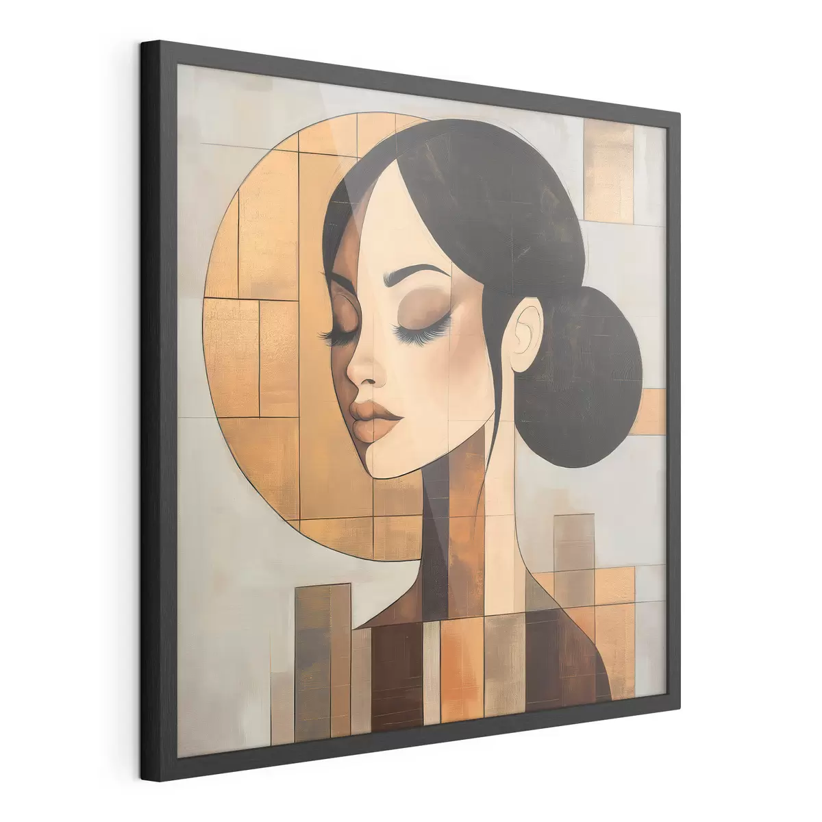 Poster Ritratto astratto di una ragazza f51069