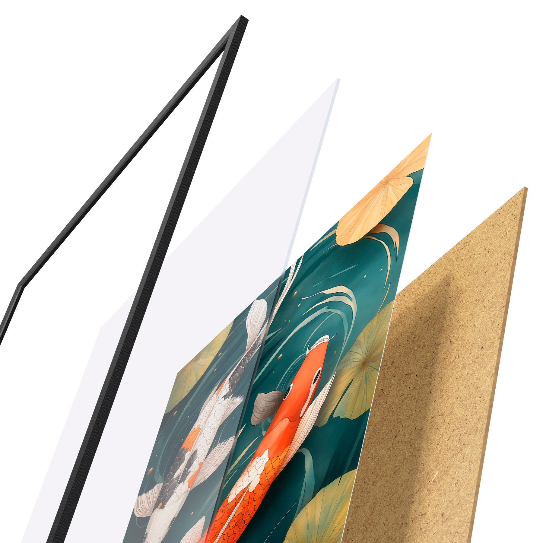 Poster Koi orientali f51077