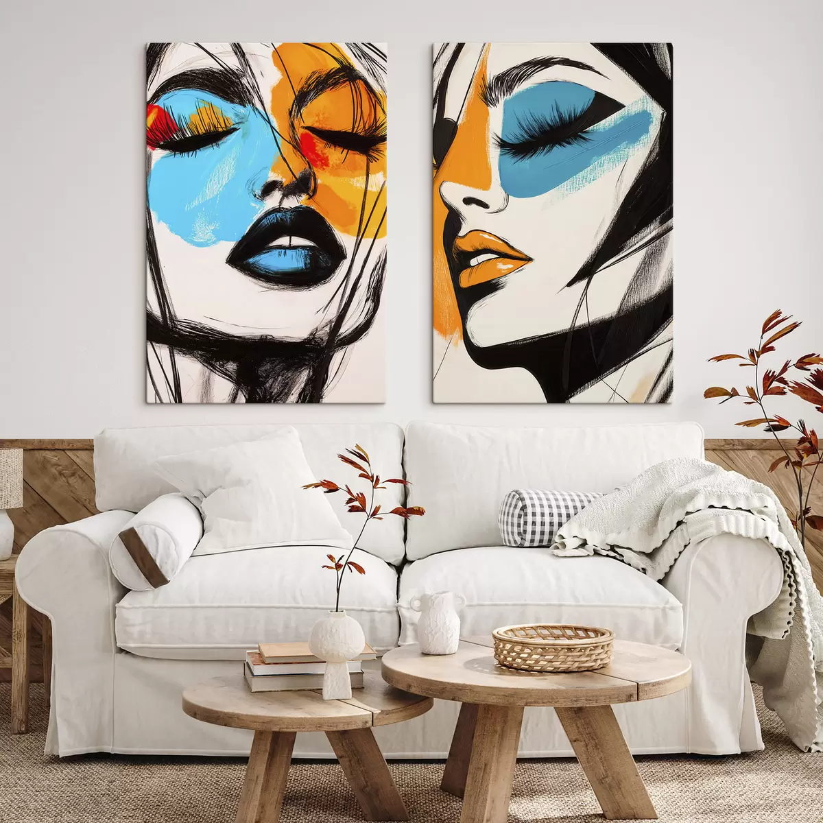 Quadro Volti dipinti nr. m31083