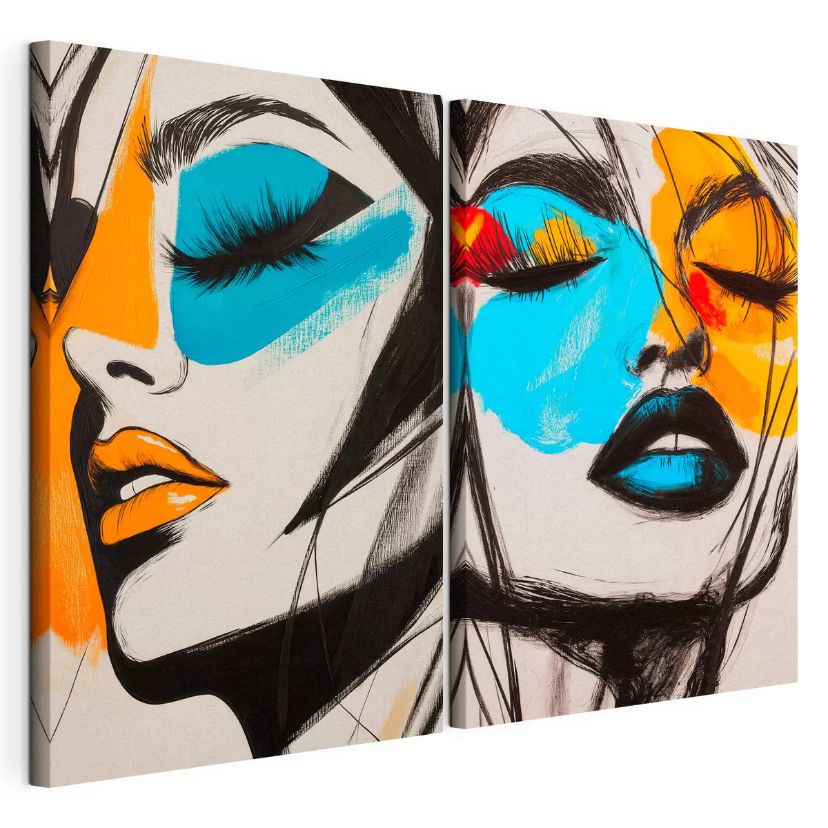Quadro Volti dipinti nr. m31083