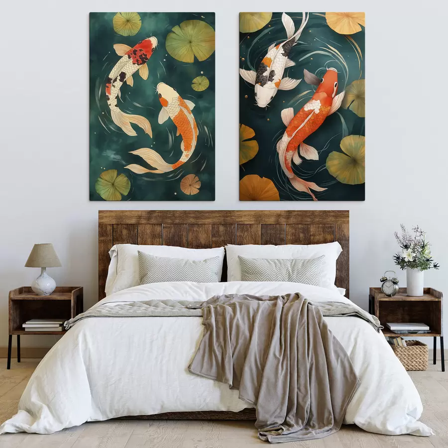 Quadro Koi orientali nr. m31087