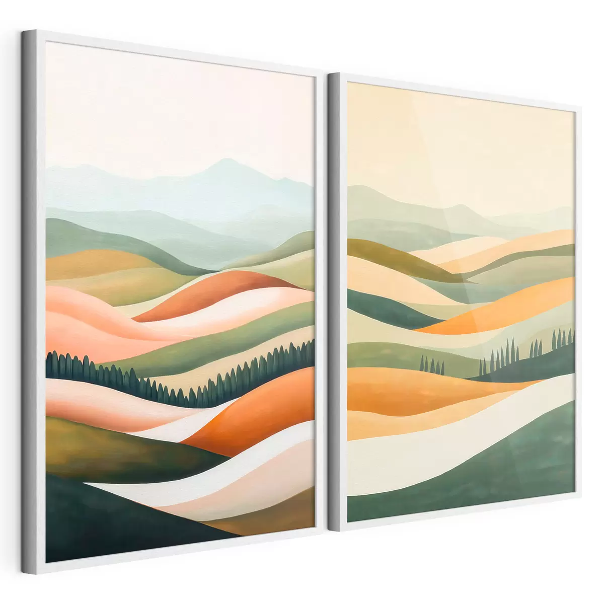 Poster Montagne colorate (astratto) d31081