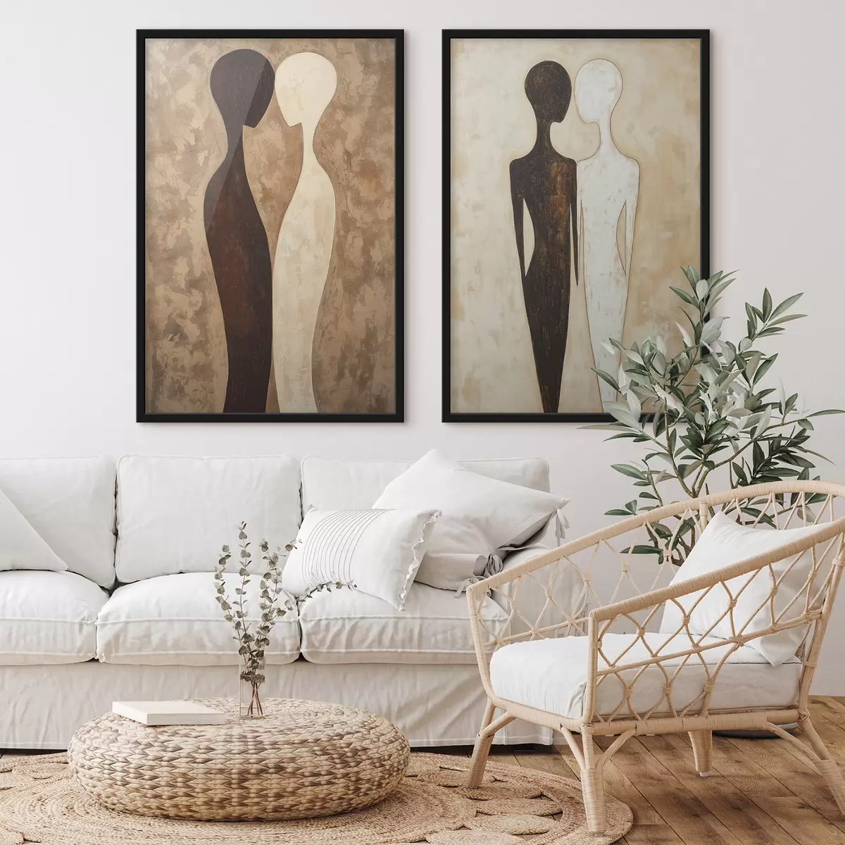 Poster Sagome astratte d31082