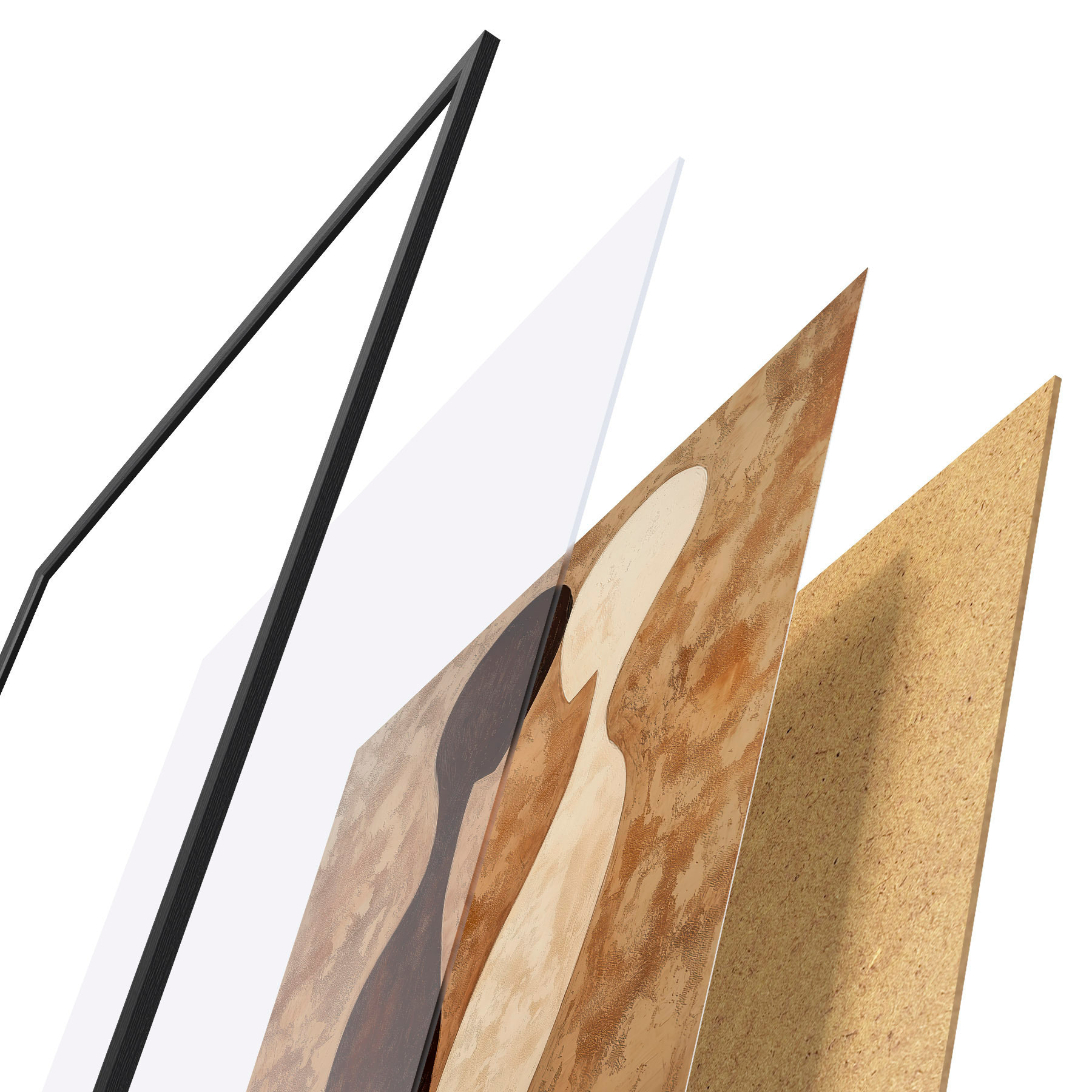 Poster Sagome astratte d31082