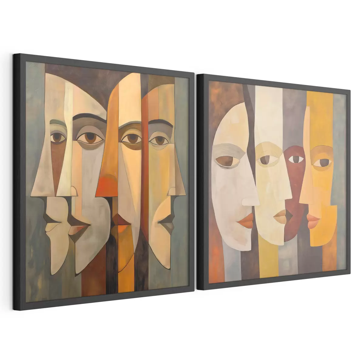 Poster Volti astratti d31084