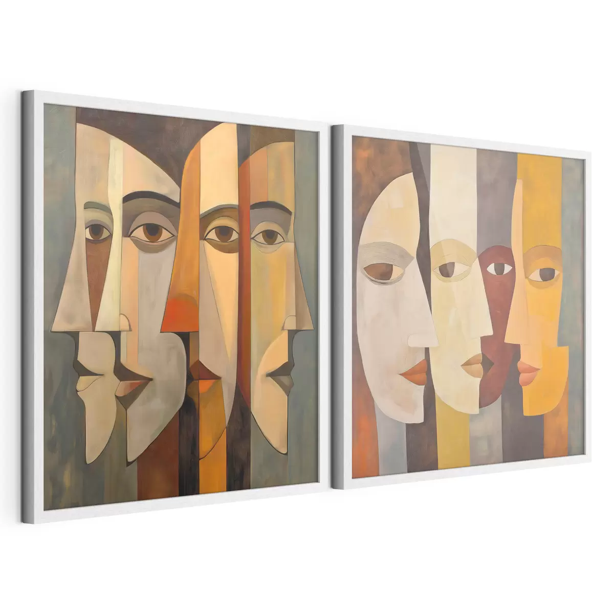 Poster Volti astratti d31084