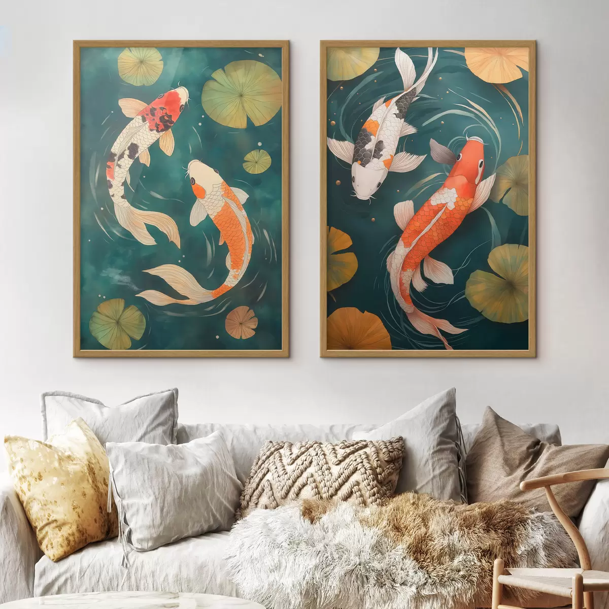 Poster Koi orientali d31087