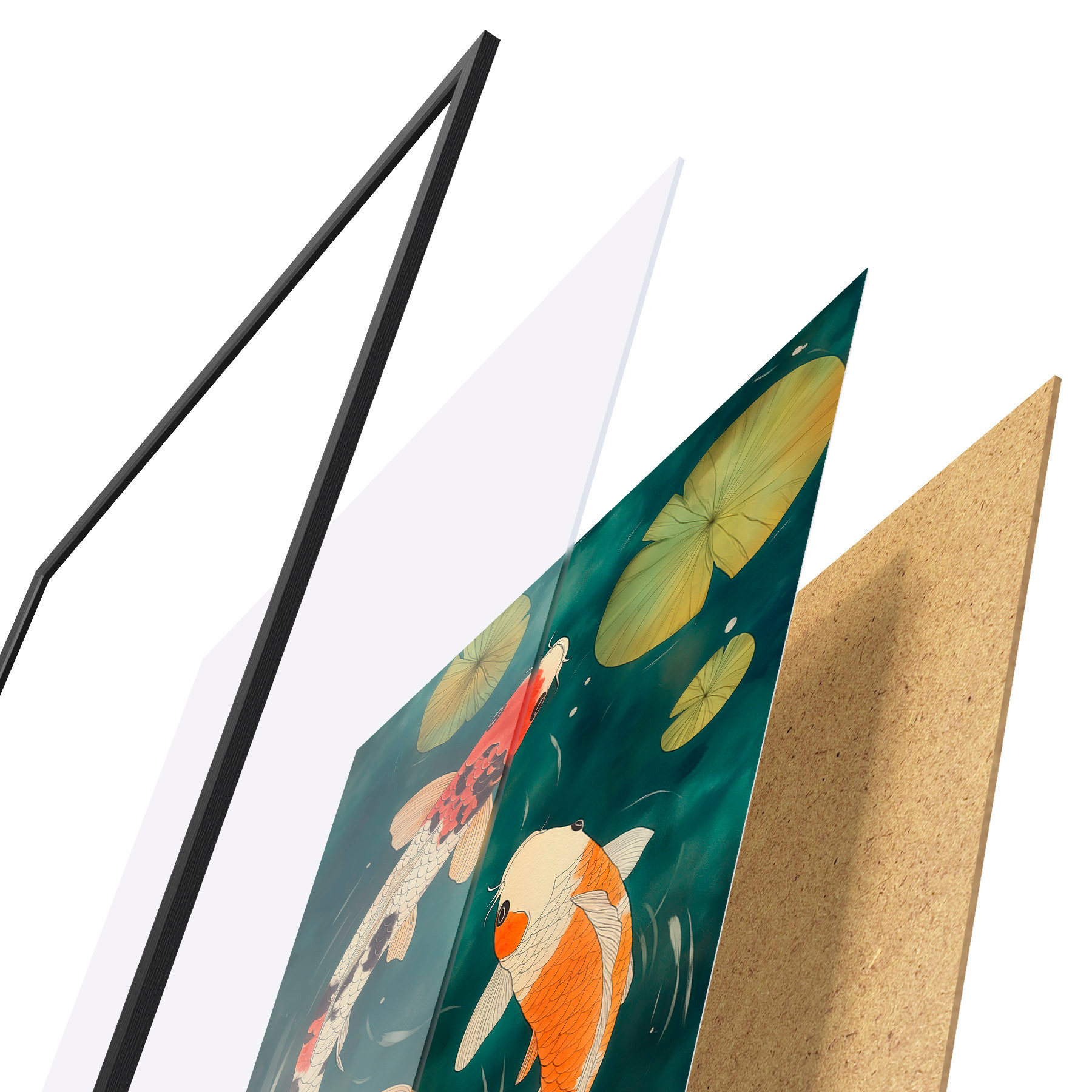 Poster Koi orientali d31087