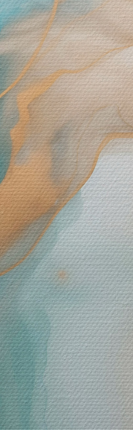 Quadro Onde di marmo azzurro e sabbia nr. s51082
