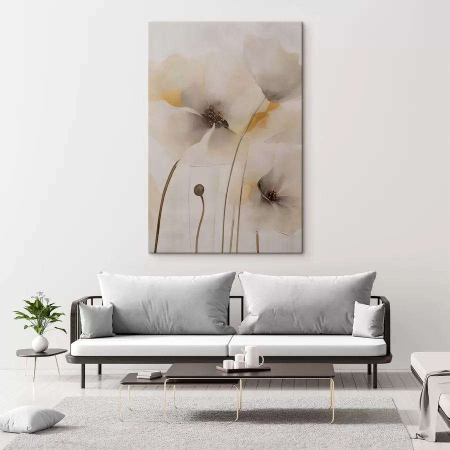 Quadro Delicati papaveri su steli sottili nr. s51089