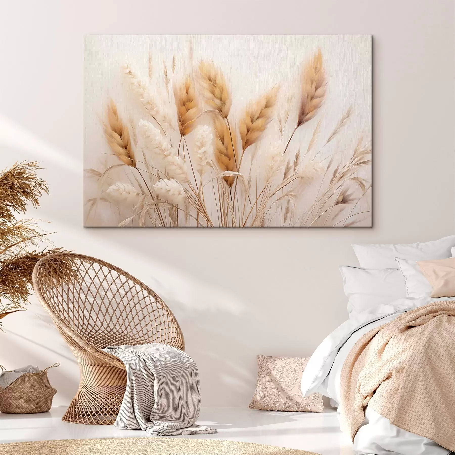 Quadro Morbida erba della pampa in stile ecologico nr. s51093