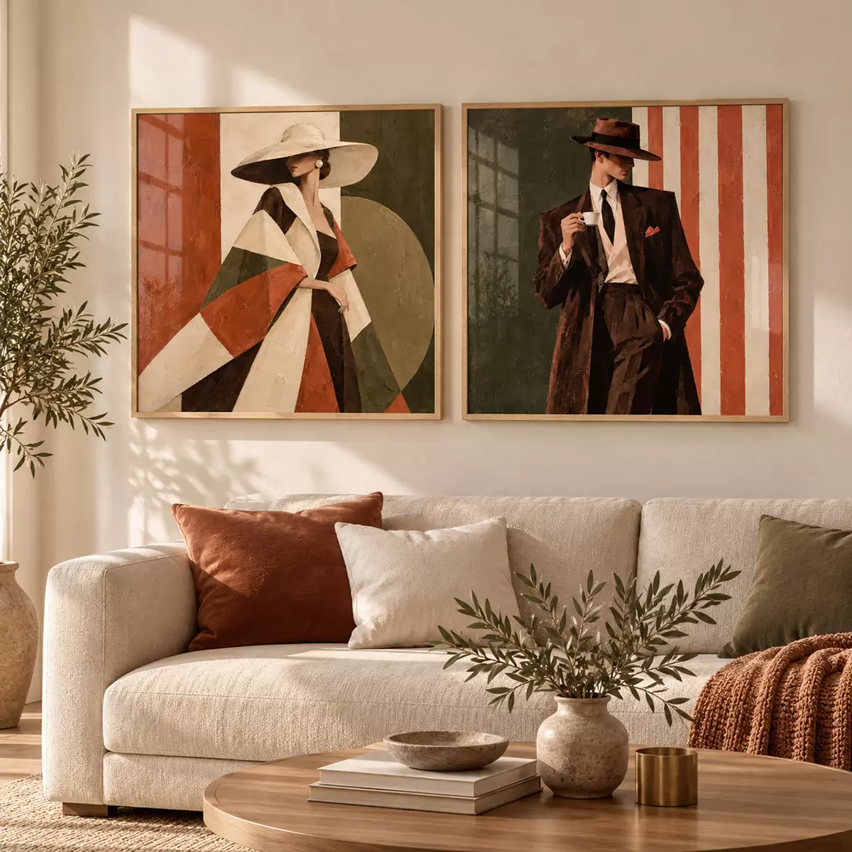 Poster Personaggi eleganti in abiti moderni d31116