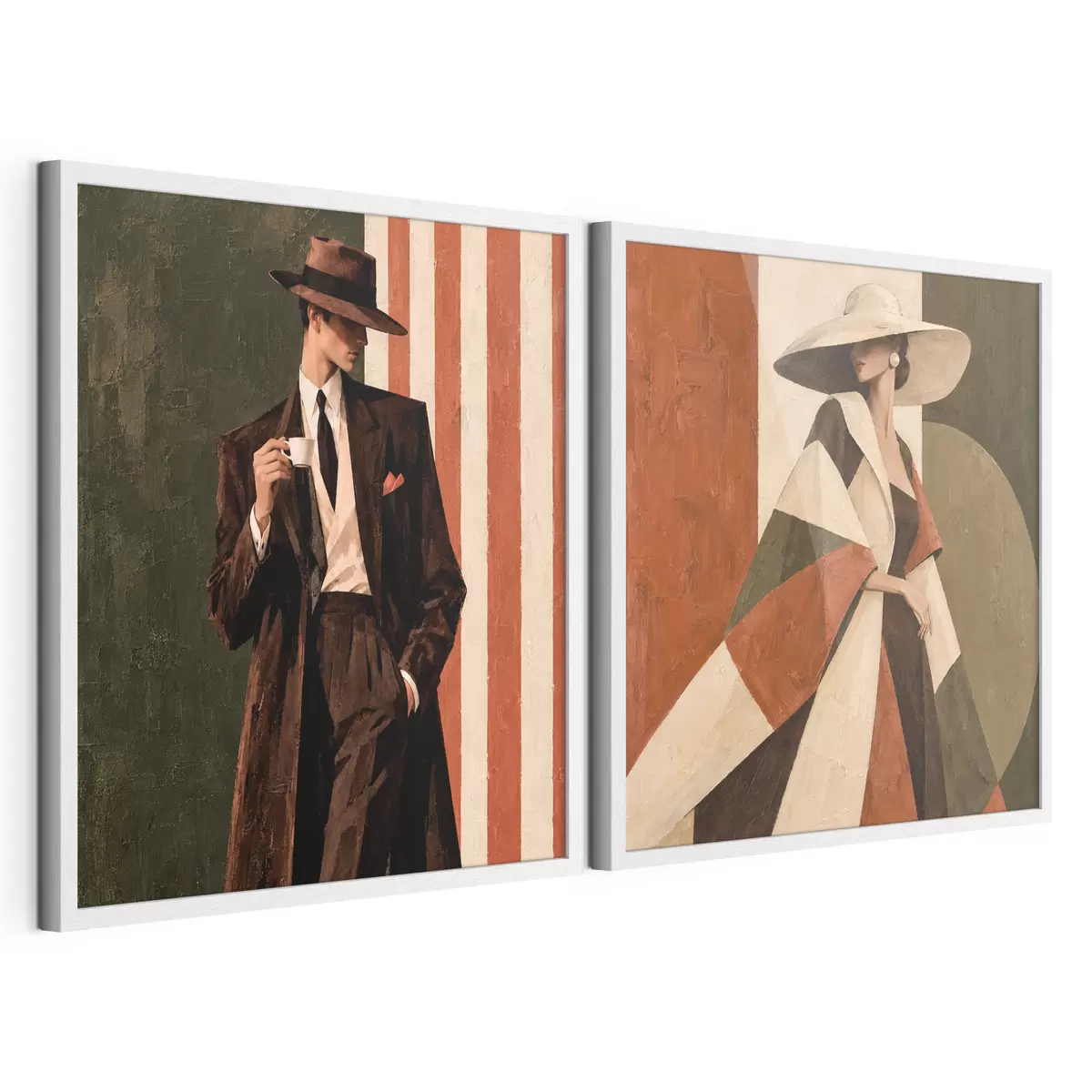 Poster Personaggi eleganti in abiti moderni d31116