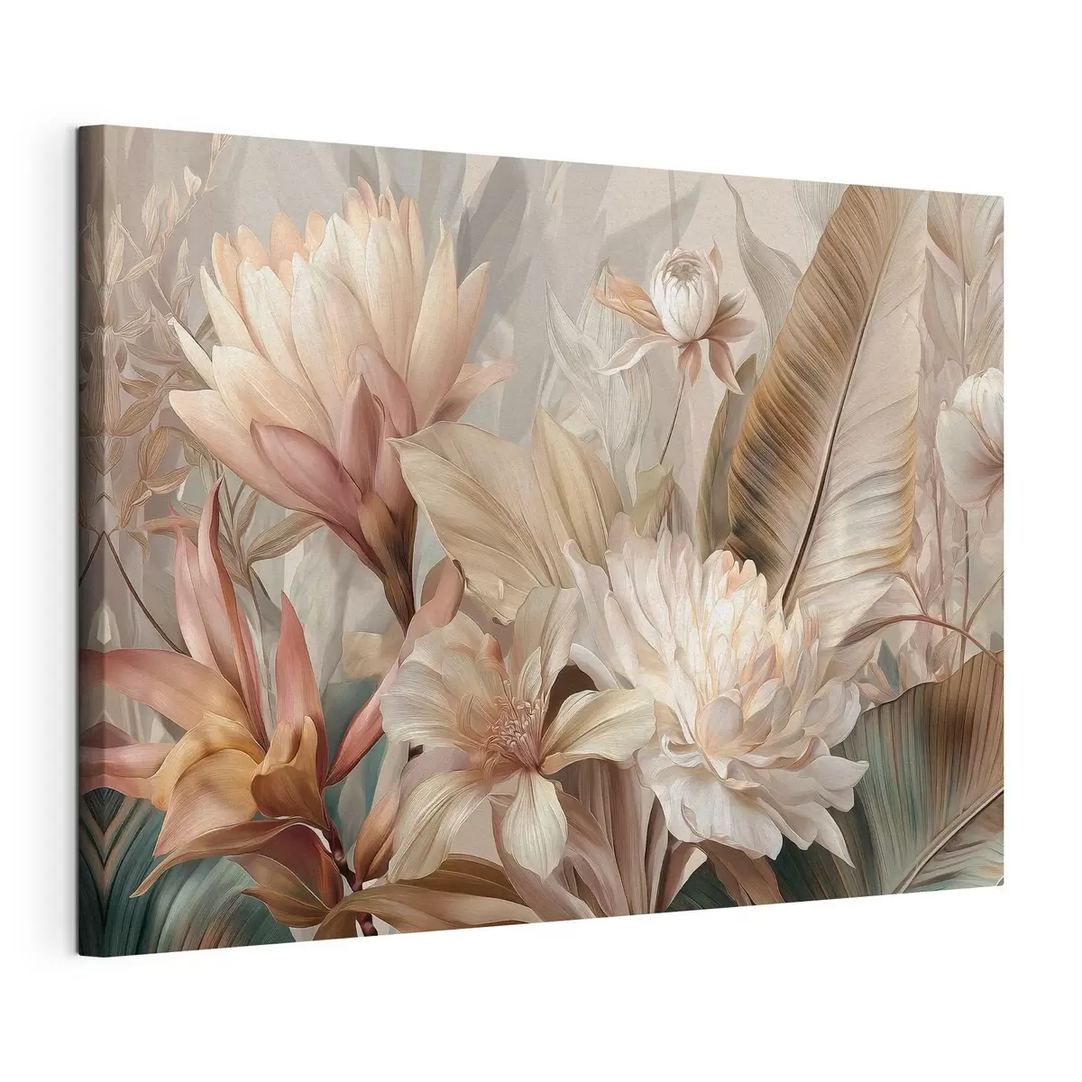 Quadro Bouquet esotico dai toni pastello nr. s51095