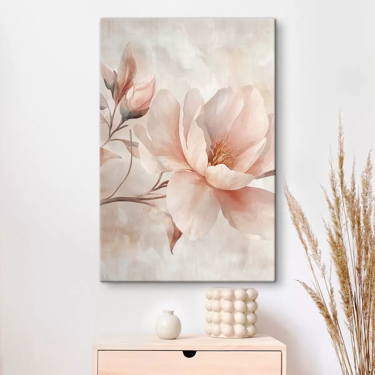 Quadro Peonia in polvere con bocciolo nr. s51097