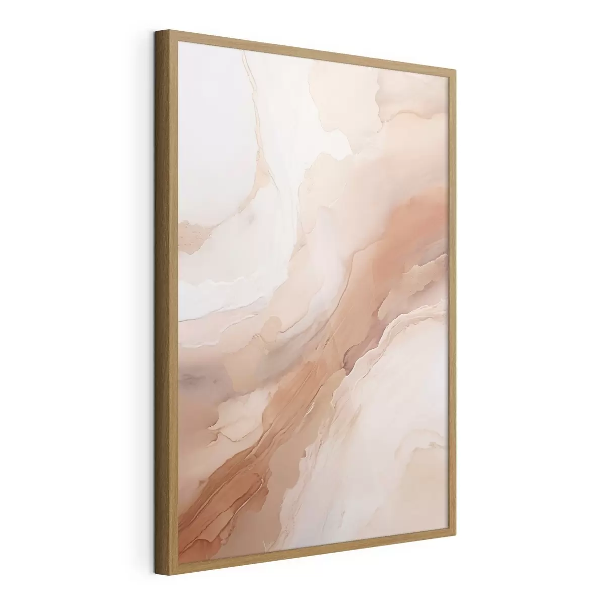 Poster Strati di madreperla beige dalla trama raffinata f51084