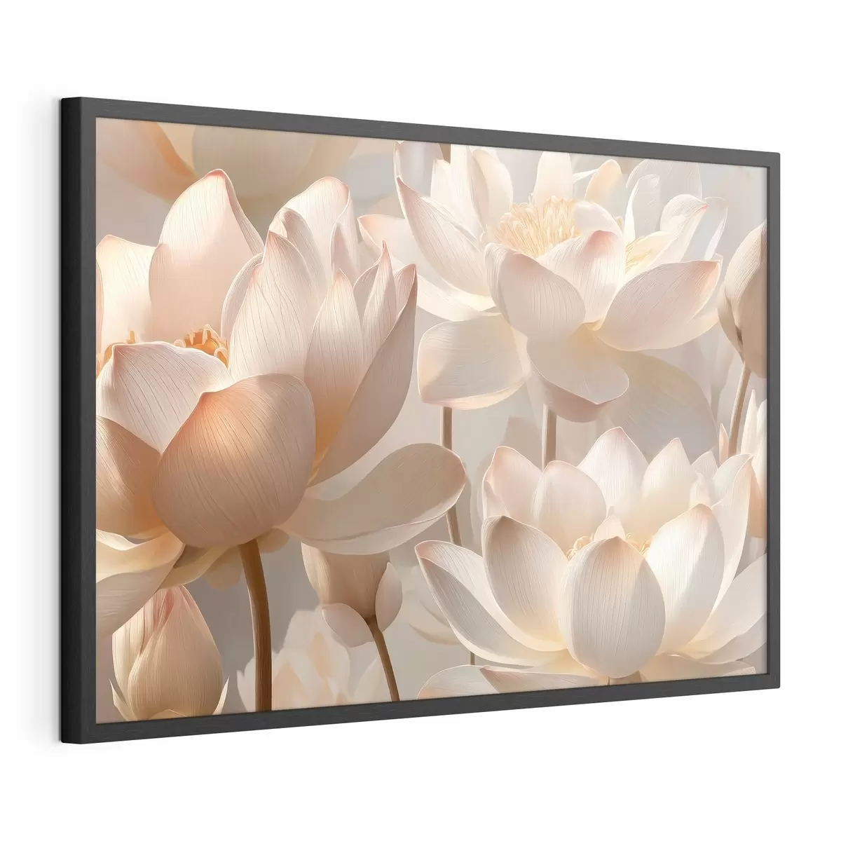 Poster Delicate ninfee e fiori di loto f51092