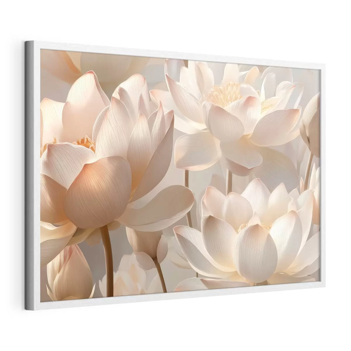 Poster Delicate ninfee e fiori di loto f51092