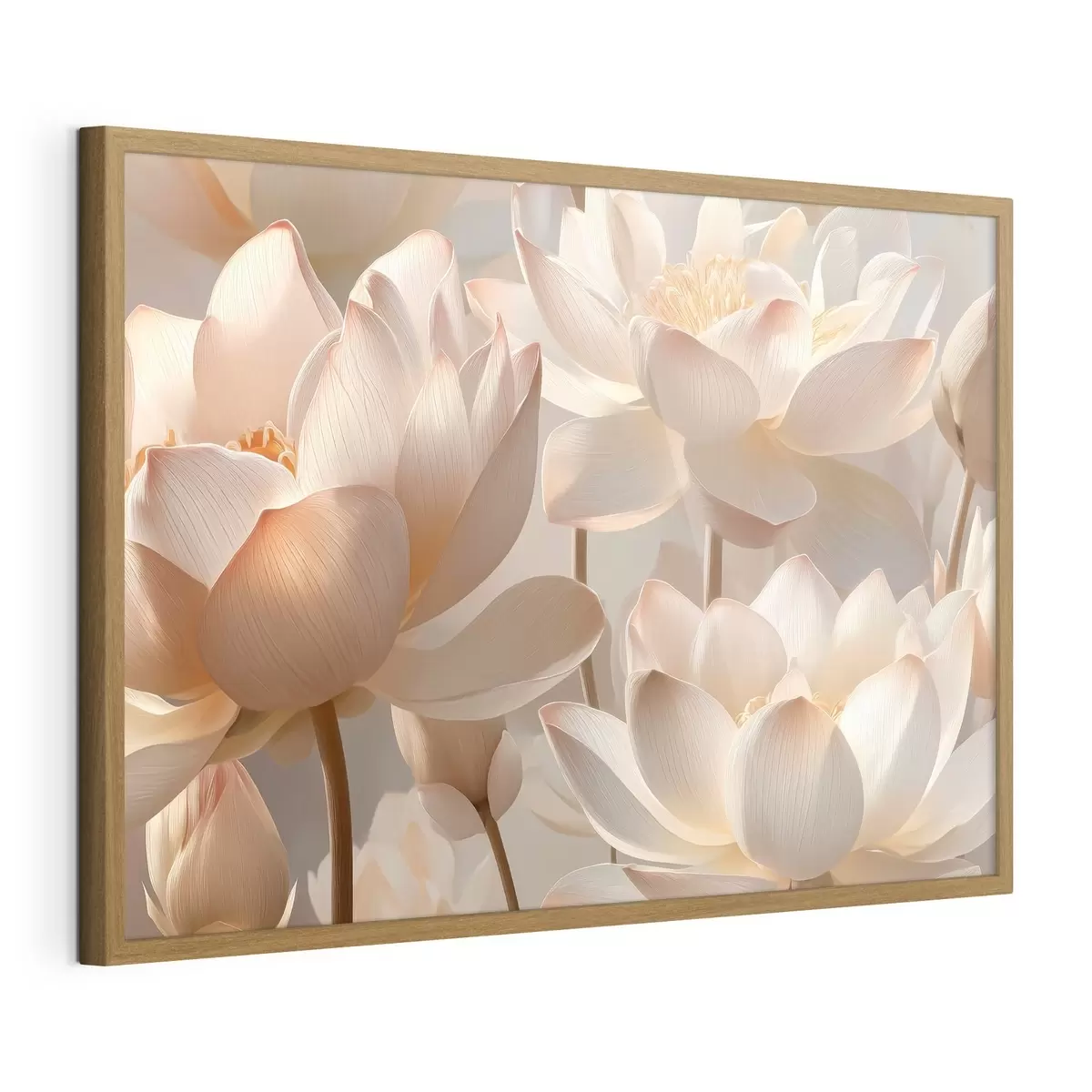 Poster Delicate ninfee e fiori di loto f51092