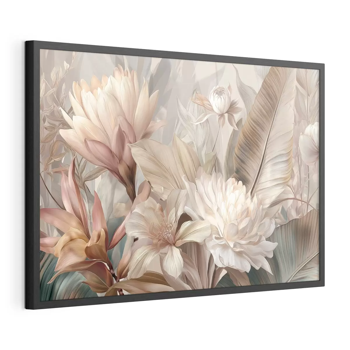 Poster Bouquet esotico dai toni pastello f51095