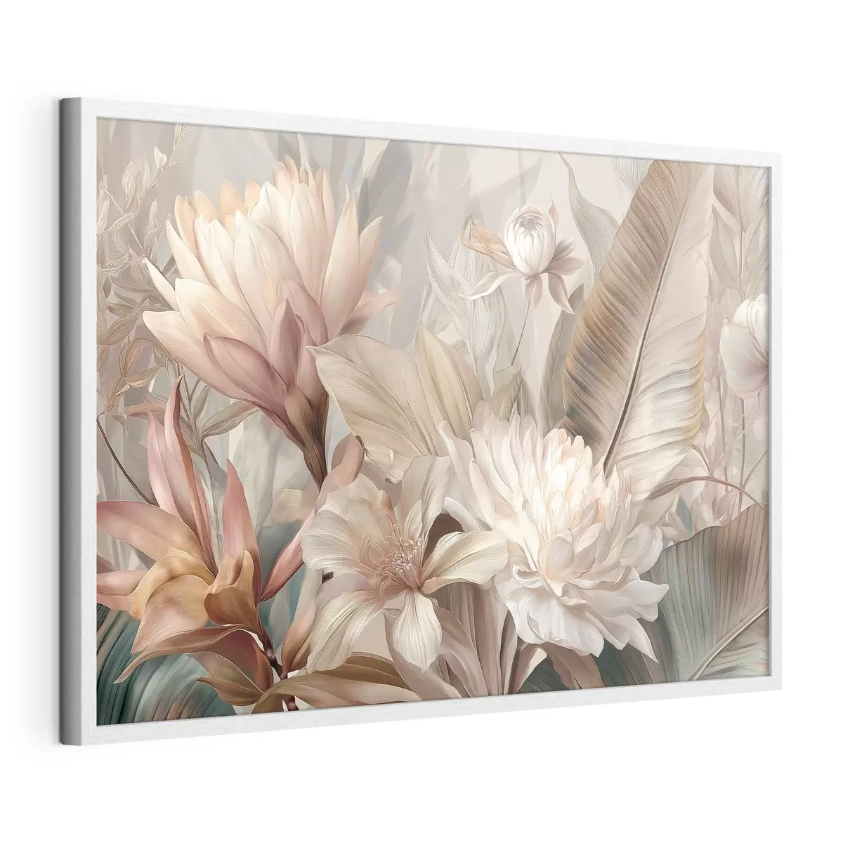 Poster Bouquet esotico dai toni pastello f51095