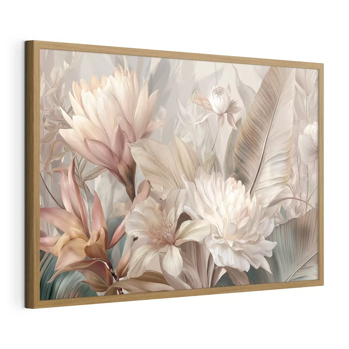 Poster Bouquet esotico dai toni pastello f51095
