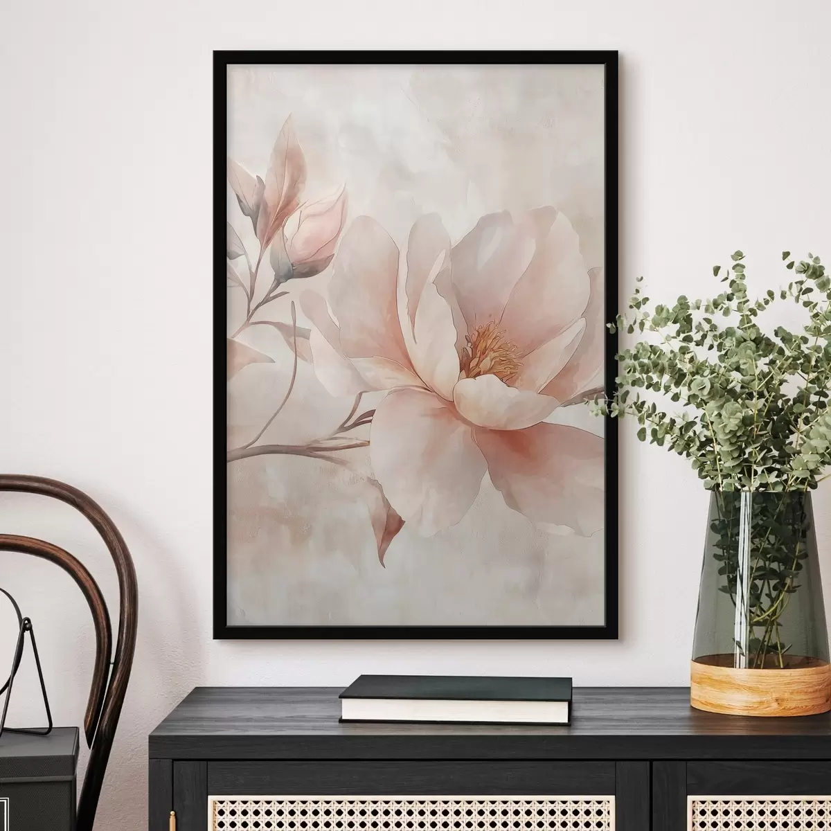 Poster Peonia in polvere con bocciolo f51097
